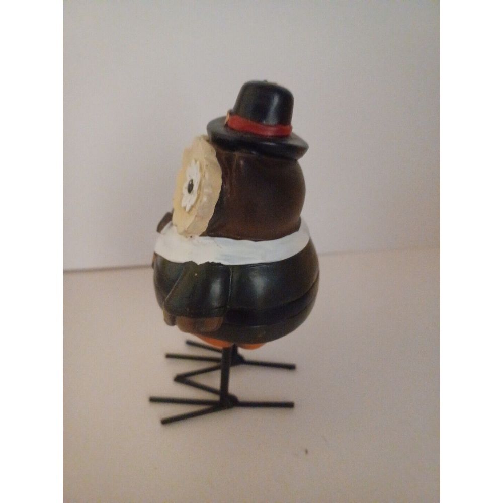 THANKSGIVING OWL DRESSED AS PILGRIM - Picture 4 of 7